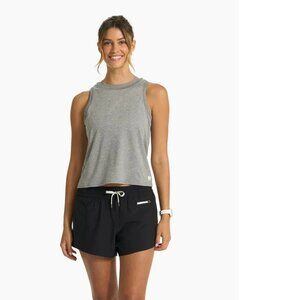 Vuori Energy Tank Top Womens Size small Gray Performance Activewear Workout